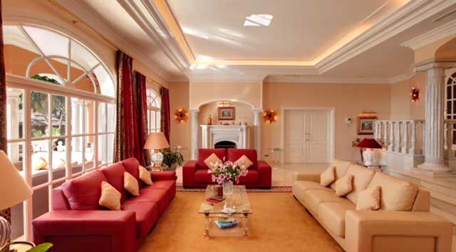 arredamento interni villa mare